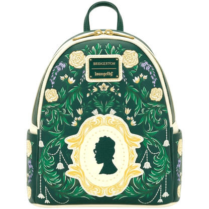 Loungefly Bridgerton Silhouette Floral Mini Backpack