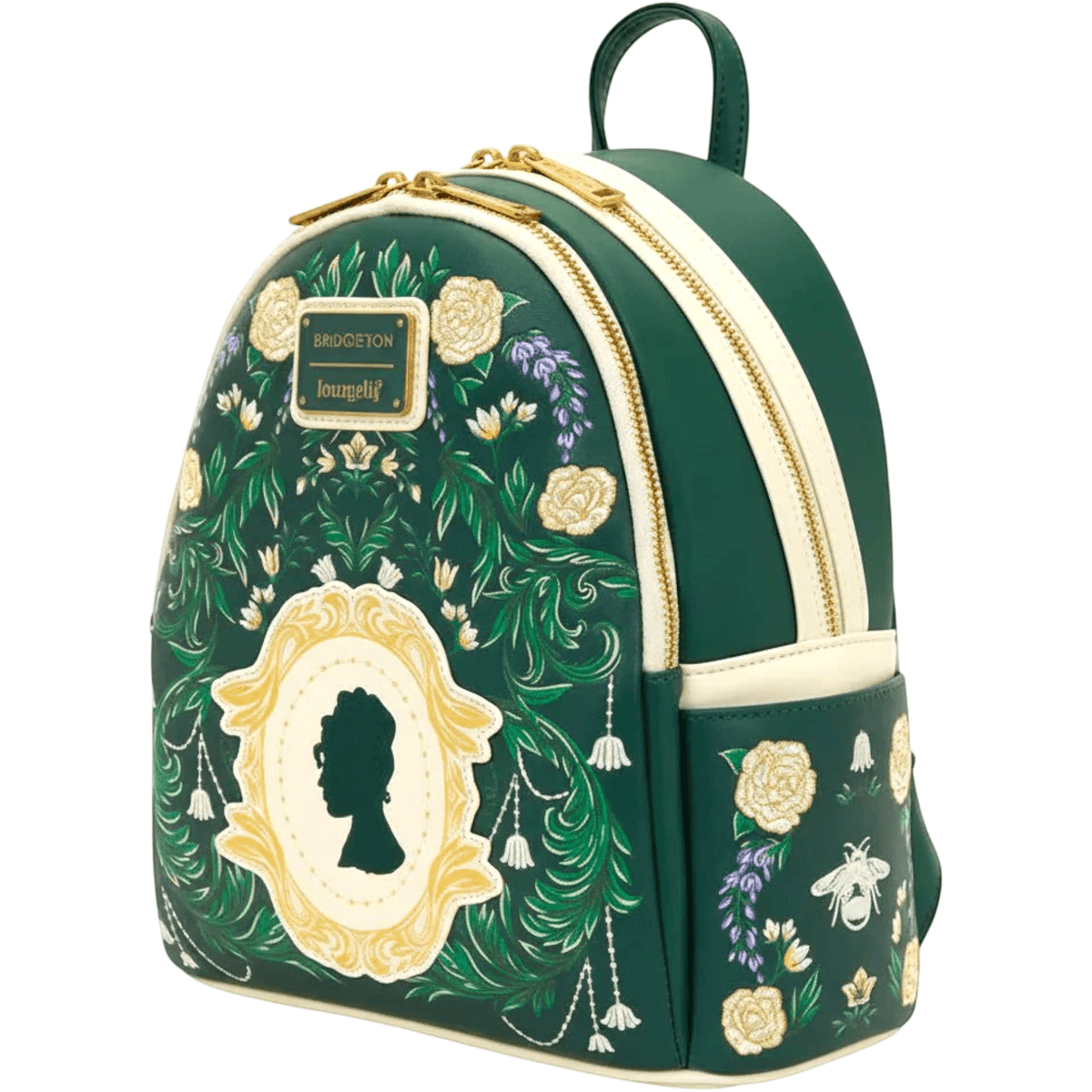 Loungefly Bridgerton Silhouette Floral Mini Backpack