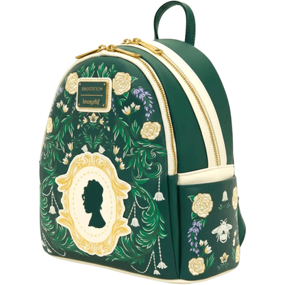 Loungefly Bridgerton Silhouette Floral Mini Backpack
