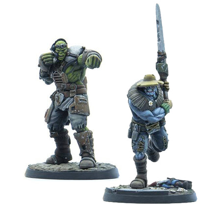 Fallout: Wasteland Warfare – Super Mutants: Marcus and Lily Miniatures