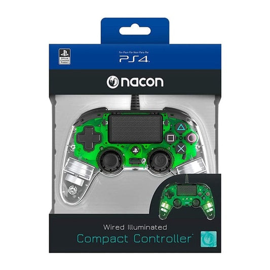 NACON PS4 COMPACT CTRL GRN LE 3499550360868
