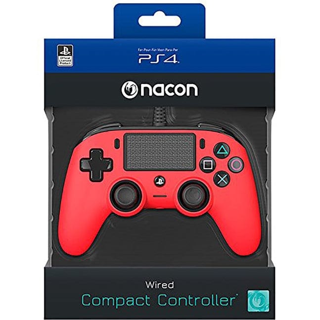 NACON PS4 COMPACT CTRL RED 3499550360714