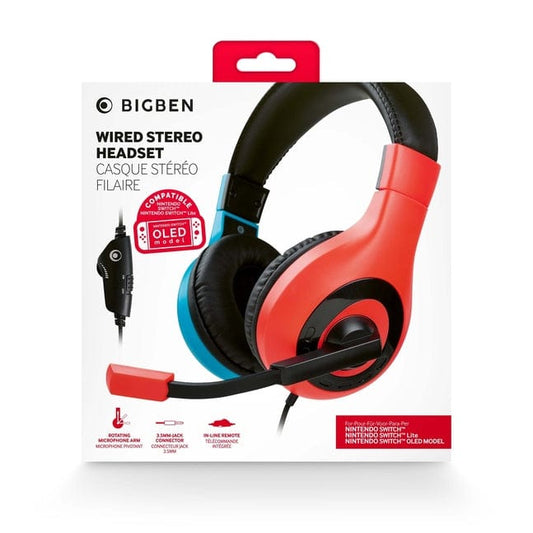 RED AND BLUE SWITCH HEADSET 3665962006926