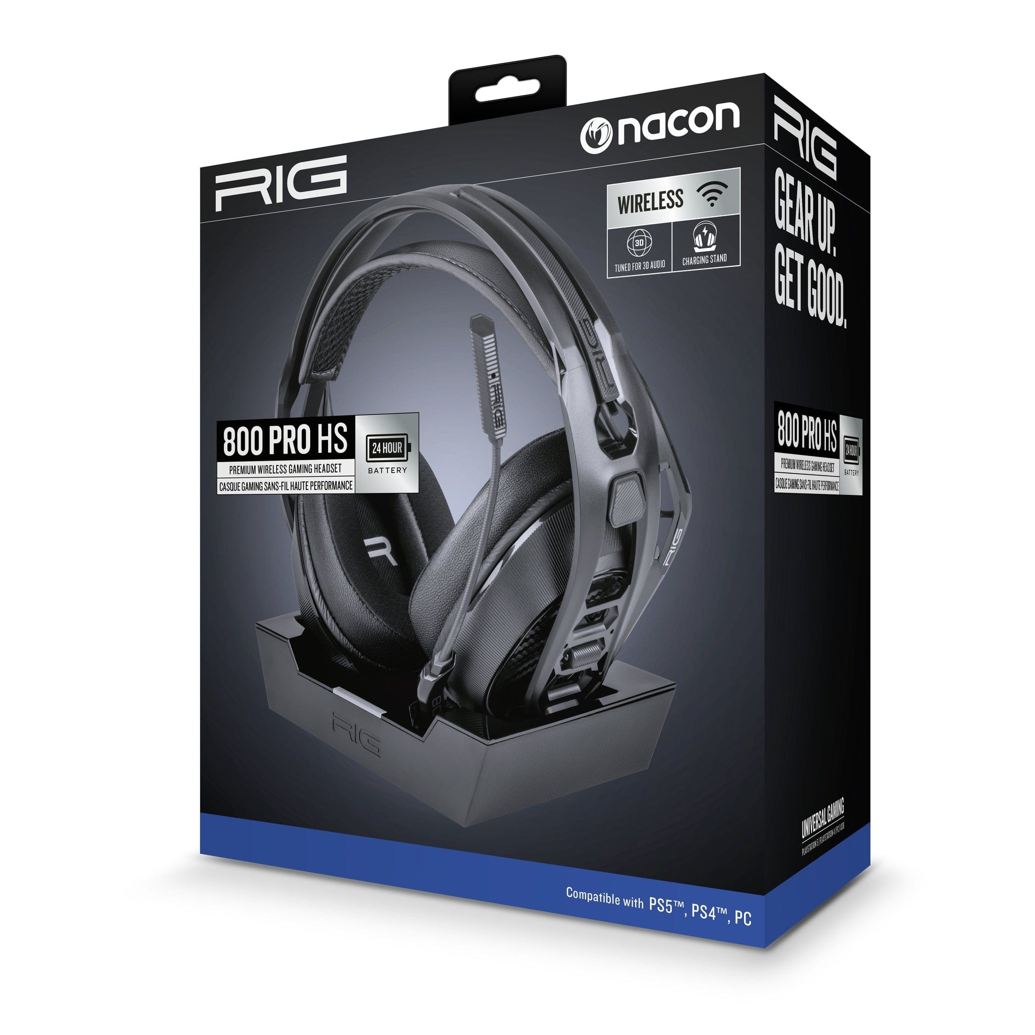 RIG 800 Black Headset For Playstation 5 Gaming 3665962005004