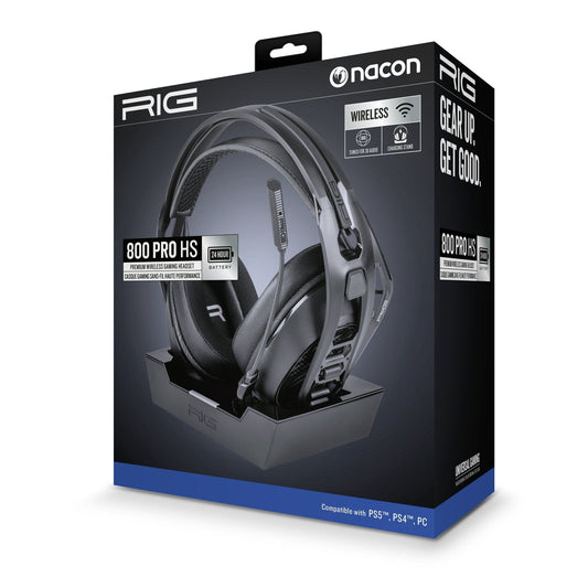 RIG 800 Black Headset For Playstation 5 Gaming 3665962005004
