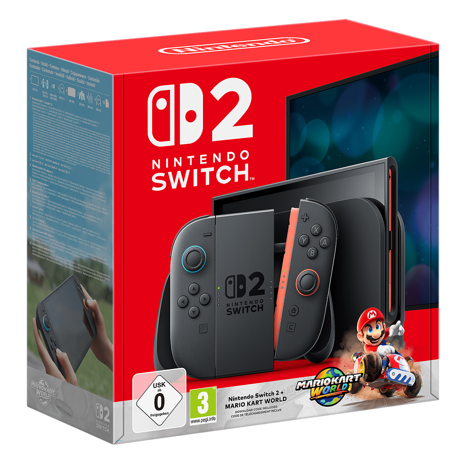 Nintendo Switch 2 + Mario Kart World (Pre-Order 5th June 2025) 0045496321536