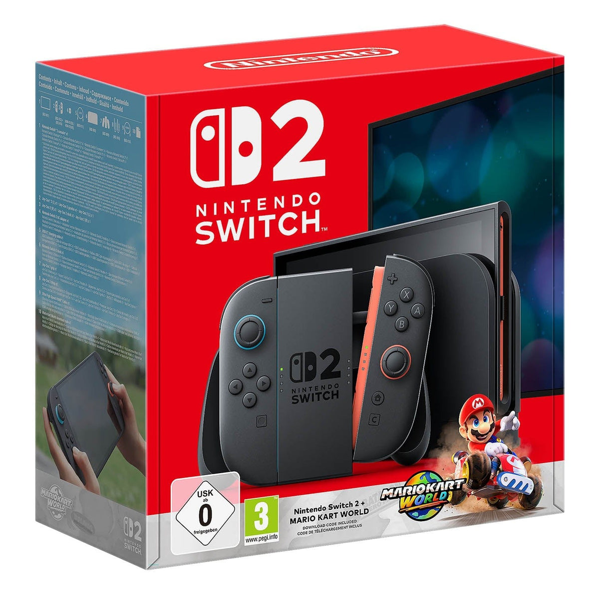 Nintendo Switch 2 + Mario Kart World (Pre-Order 5th June 2025) 0045496321536