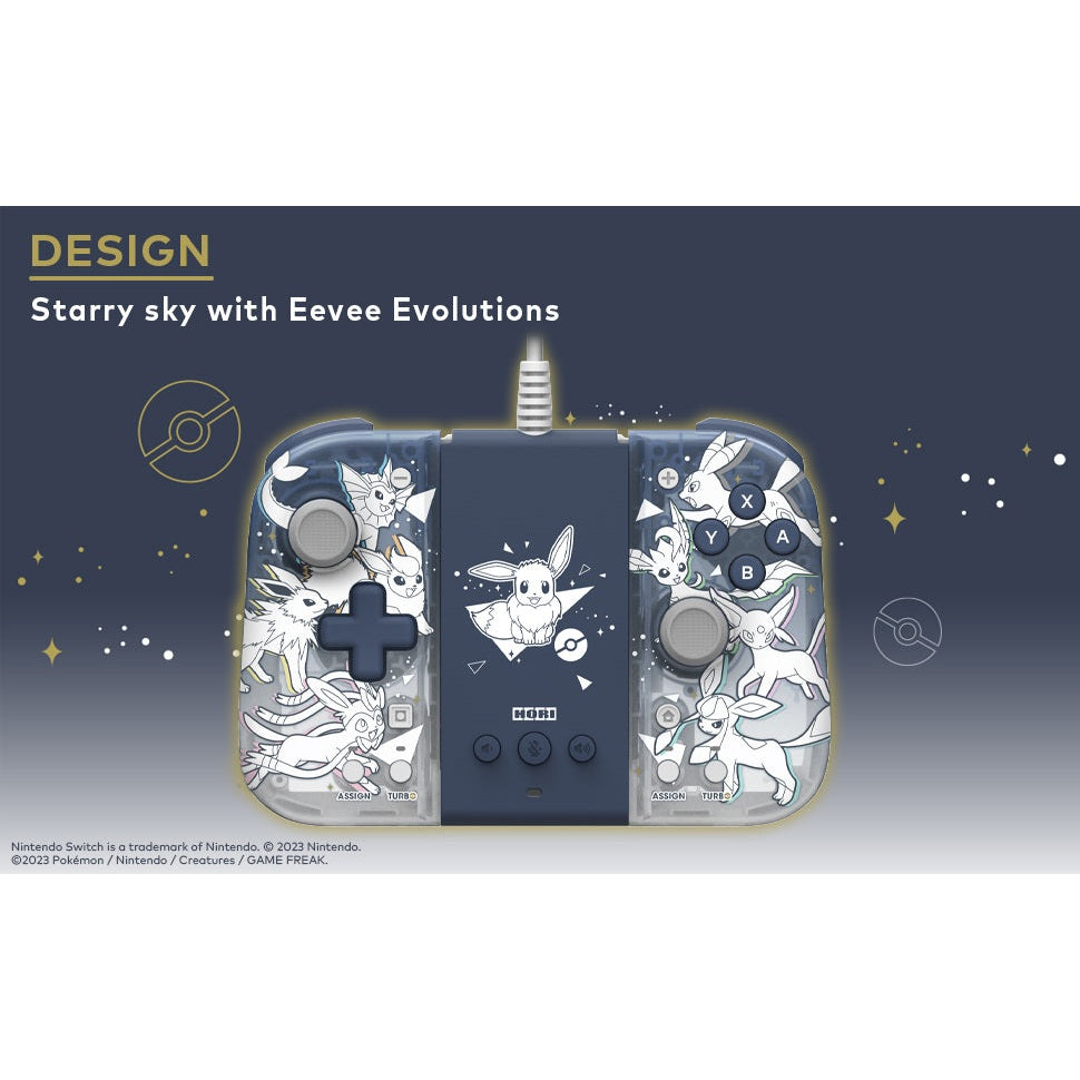 HORI Split Pad Compact Attachment Set – Eevee Evolutions for Nintendo Switch