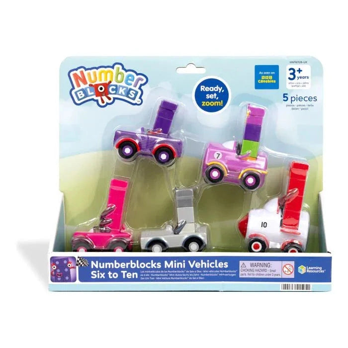 Numberblocks - 6-10 Mini Vehicles 5055506415051