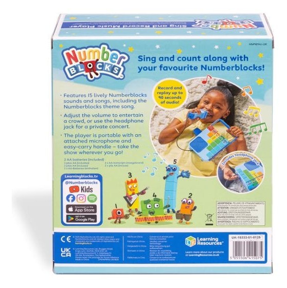 Numberblocks - Sing & Record Music Player 5055506415075
