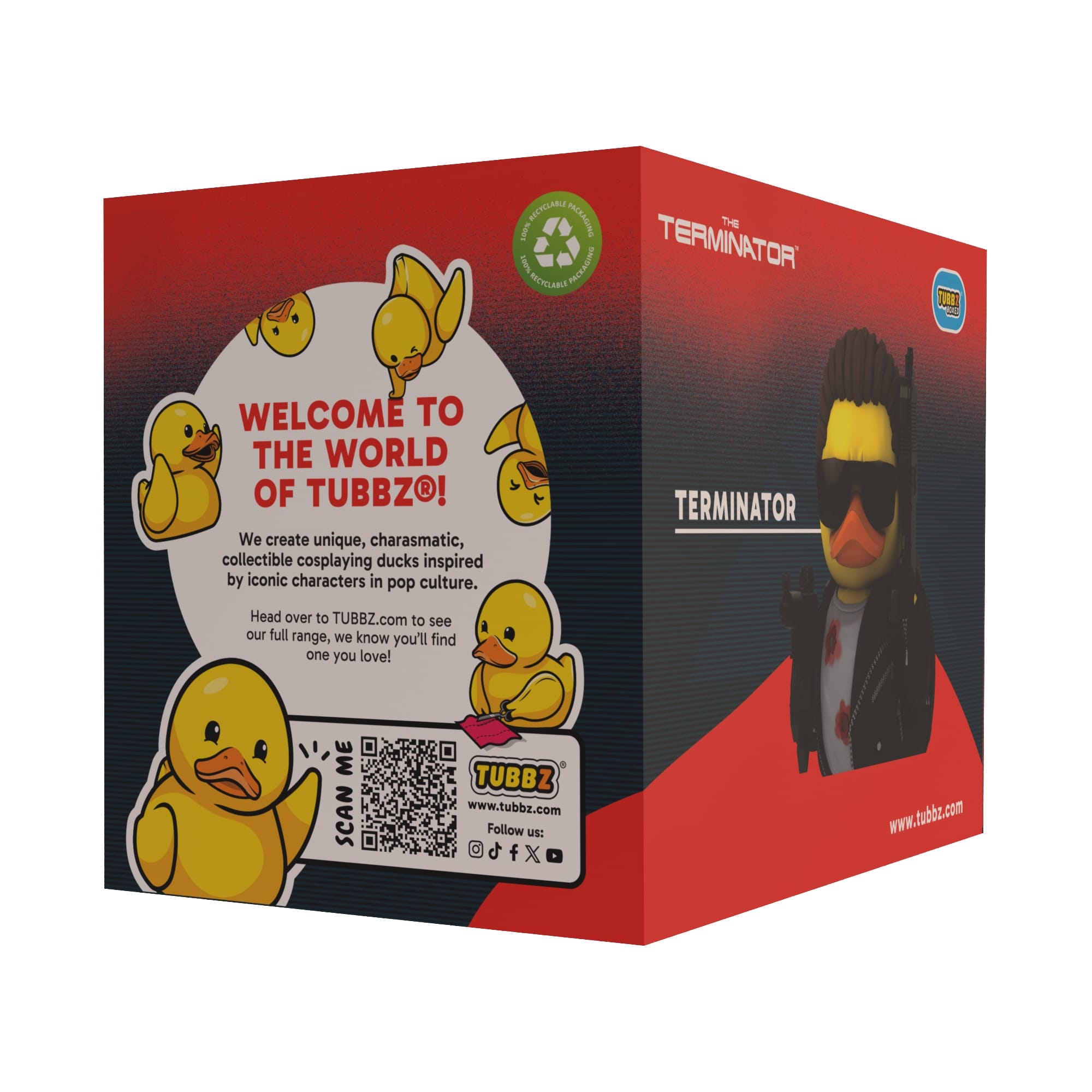 The Terminator TUBBZ Boxed Edition Collectible Duck 5056280468240