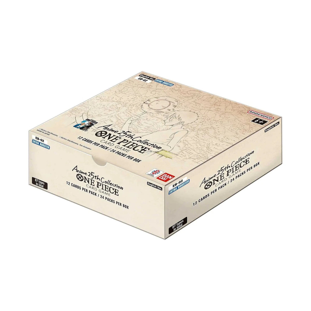 One Piece Card Game: Extra Booster - Anime 25th Collection Booster Box (EB-02) 810059788763