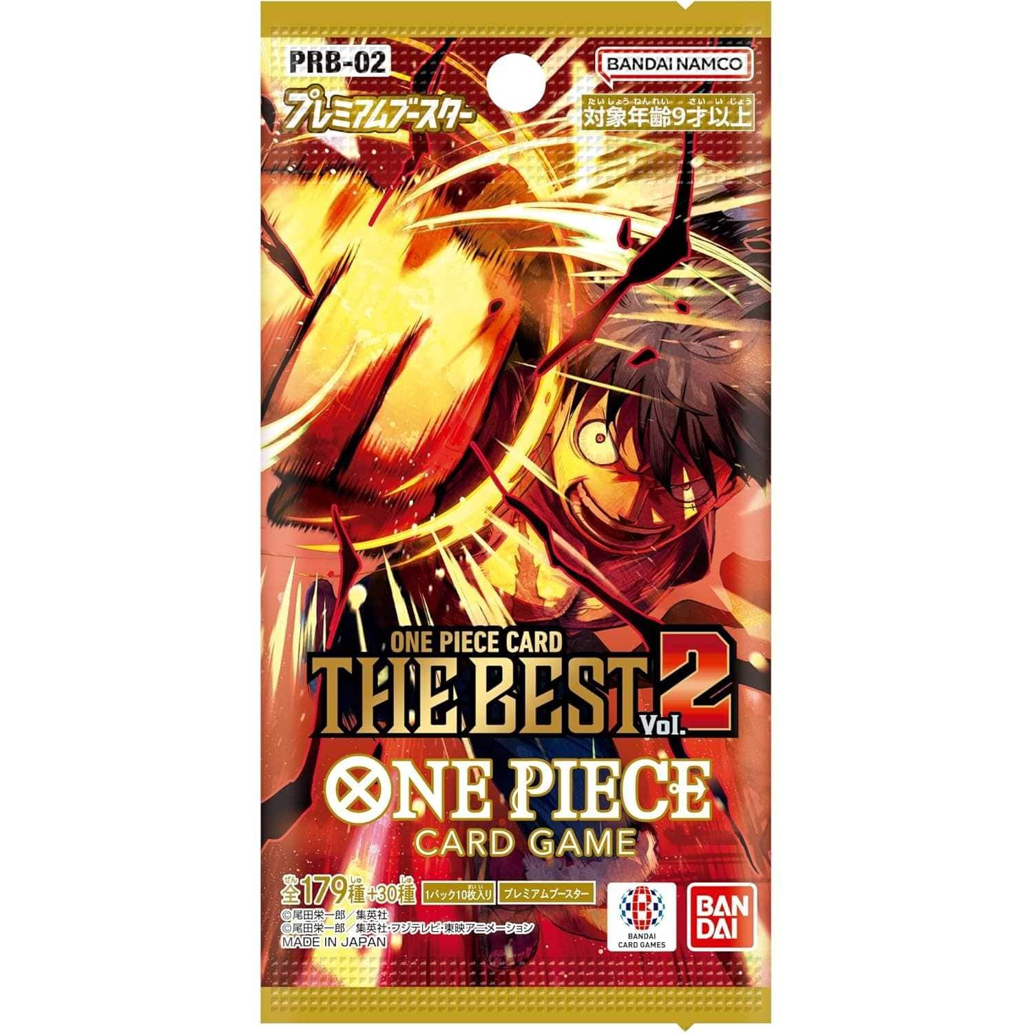 One Piece Card Game: Premium Booster Box (PRB-02) 810158833463