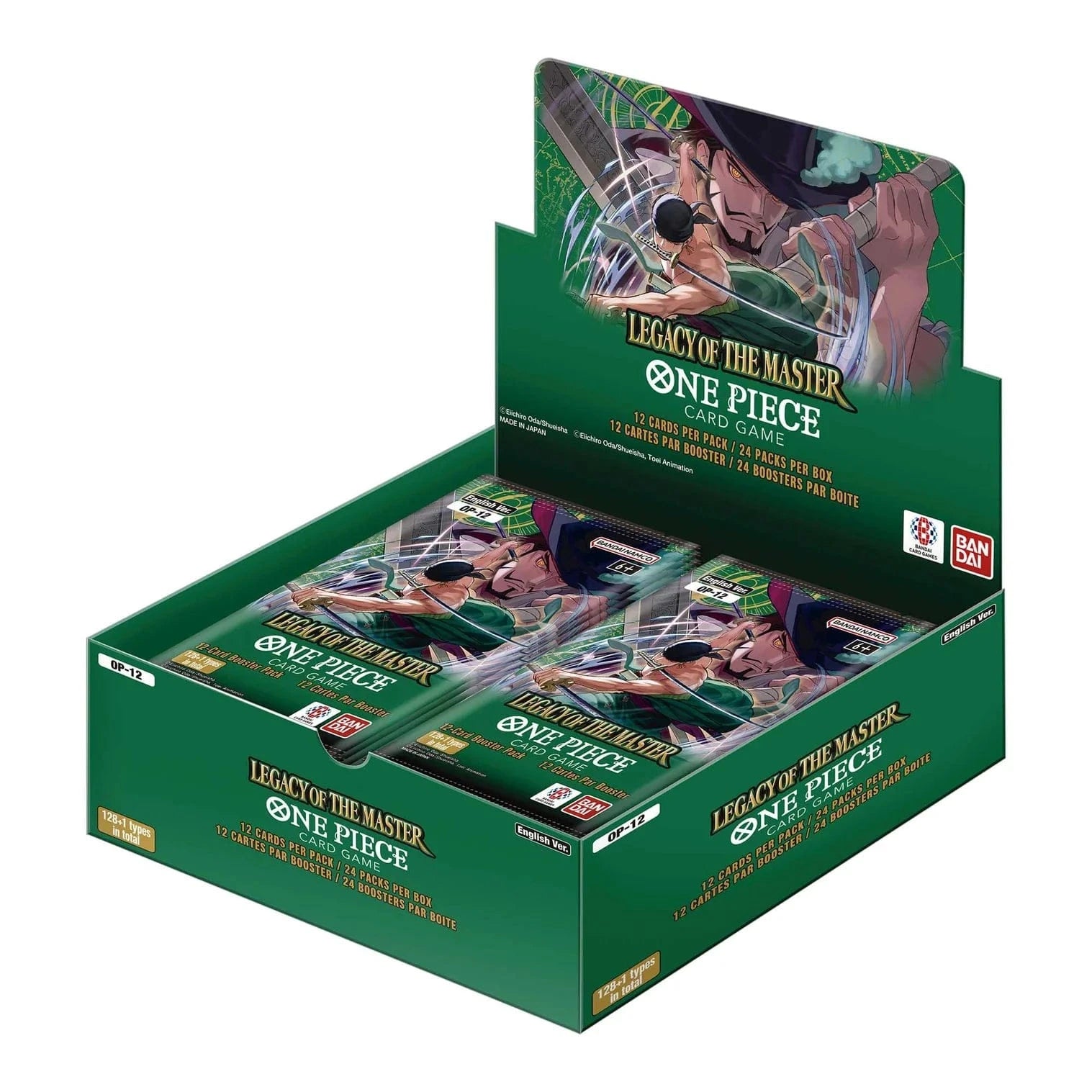 One Piece Legacy of the Master OP-12 Booster Box (24 Booster Packs) 810158830936