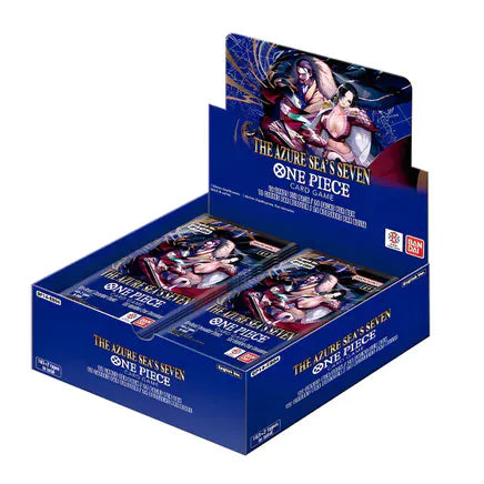 One Piece - OP-14 The Azure Sea's Seven Booster Box (24 Booster Packs) 810158836396