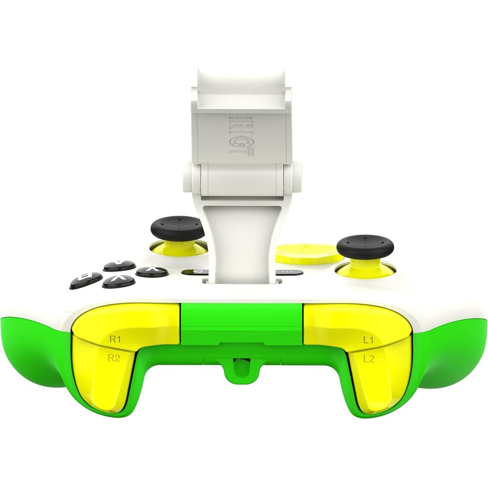 RiotPWR ESL Pro Mobile Gaming Controller for Android - White/Green