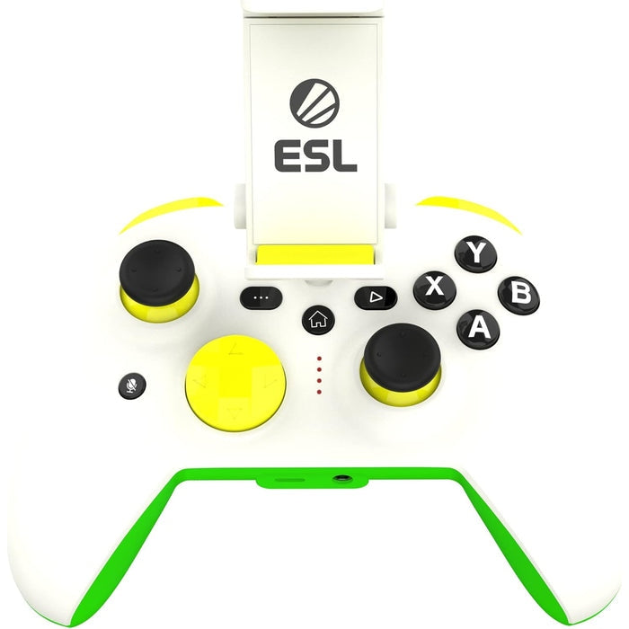 RiotPWR ESL Pro Mobile Gaming Controller for Android - White/Green