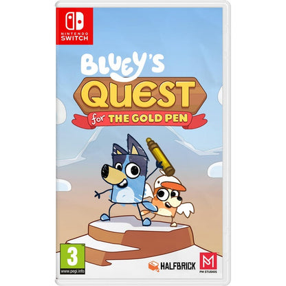 Bluey's Quest for the Gold Pen Video Game (Disc)
