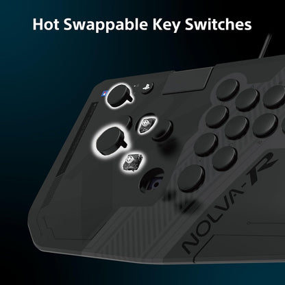 HORI NOLVA REACTOR Mechanical All-Button Arcade Controller for PS5, PS4 & PC