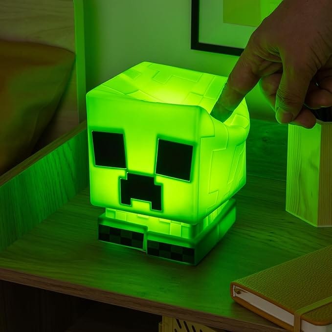 Minecraft Creeper Squishy Light collectible lamp 5056577757651