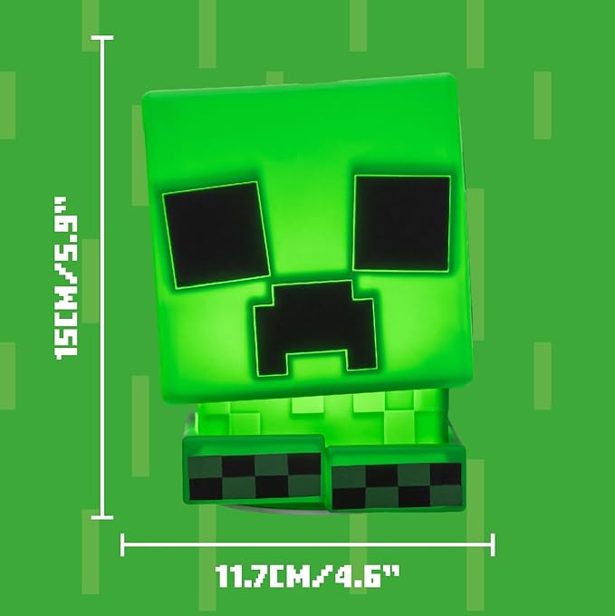 Minecraft Creeper Squishy Light collectible lamp 5056577757651