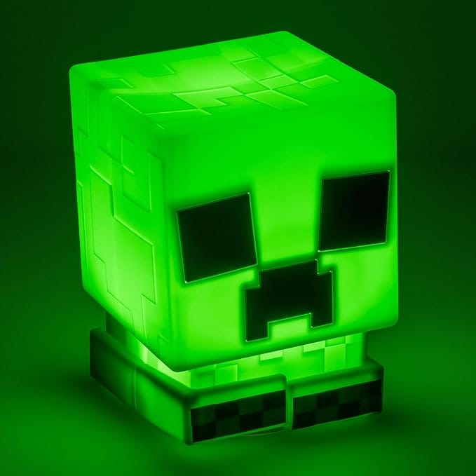 Minecraft Creeper Squishy Light collectible lamp 5056577757651
