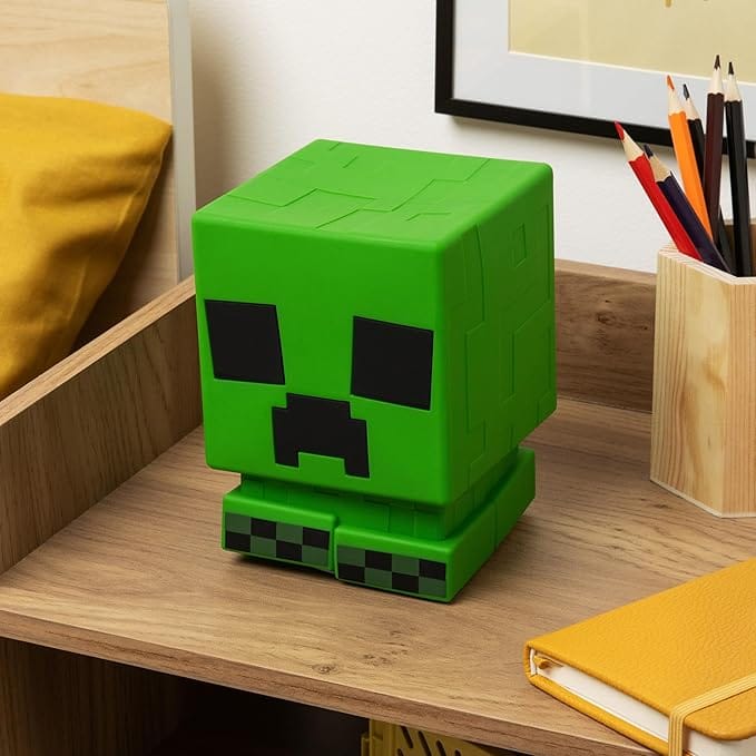 Minecraft Creeper Squishy Light collectible lamp 5056577757651
