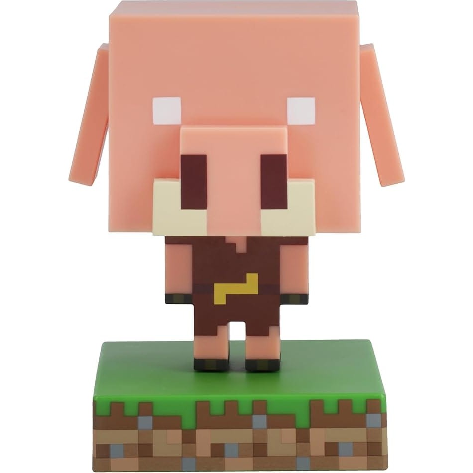 Minecraft Piglin Icon Light Collectible Lamp 5056577754018