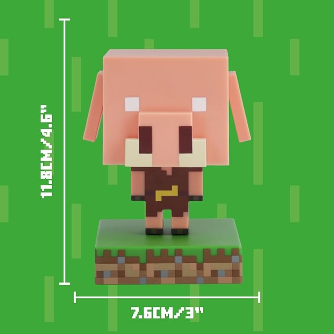 Minecraft Piglin Icon Light Collectible Lamp 5056577754018