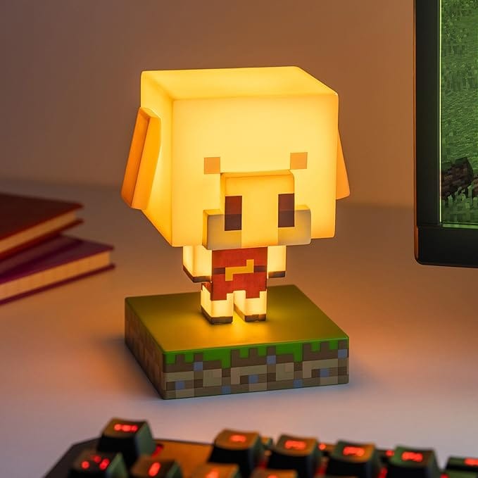 Minecraft Piglin Icon Light Collectible Lamp 5056577754018