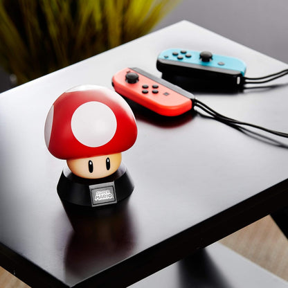 Paladone -Super Mario Bros. Mushroom 3D Night Light 5055964717858