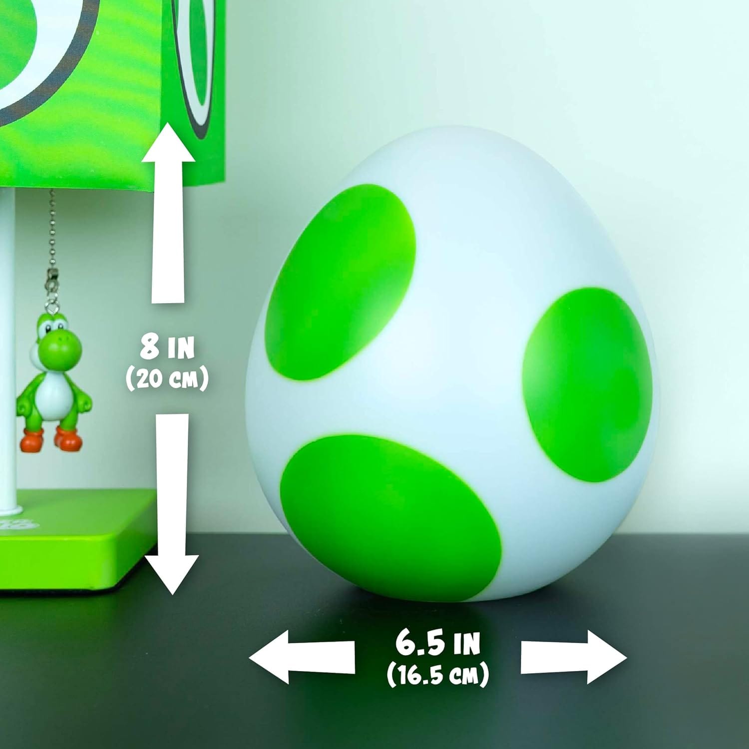 Yoshi Egg Light Collectible Lamp - Super Mario Bros | Lennie's Toys