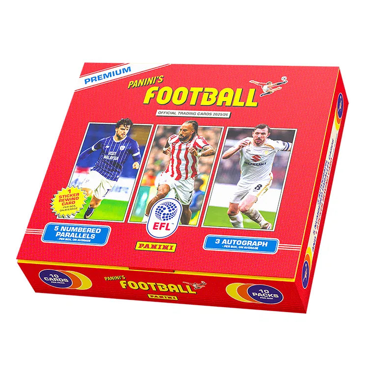 Panini Football EFL 2025/26 Official Trading Cards - Premium Box 8051708037104
