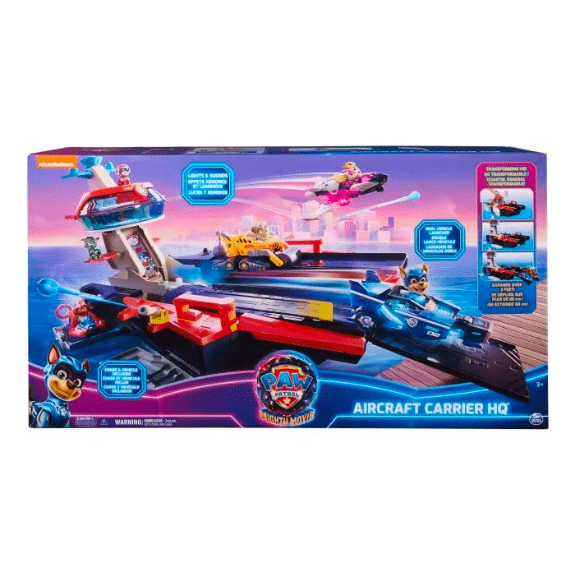 Paw Patrol: Mighty Movie Aircraft Carrier HQ
