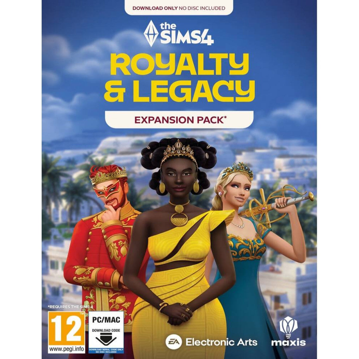 The Sims 4: Royalty & Legacy Expansion Pack PC (Code in Box)