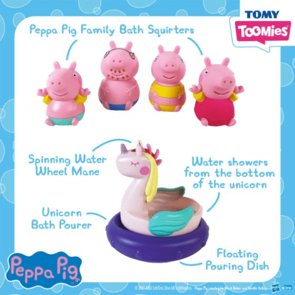 Peppa Pig: Toomies Bath Set 5011666733190