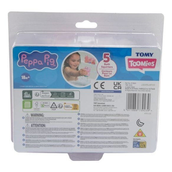 Toomies Peppa & Family 5 Bath Squirters 5011666739239
