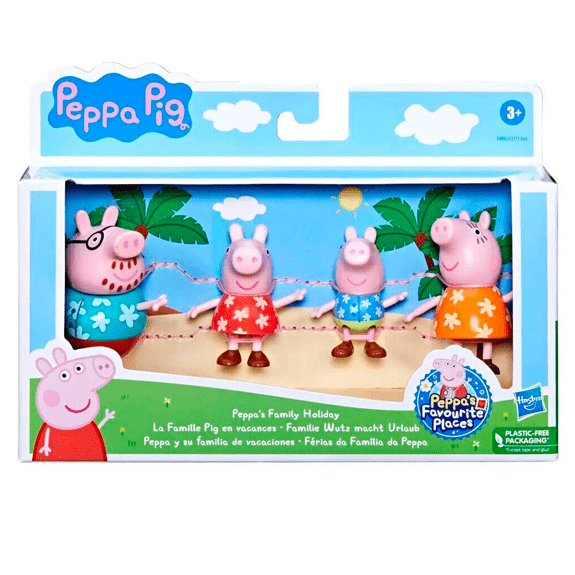 Peppa Pig: Peppa's Family 4-Pack Assorted