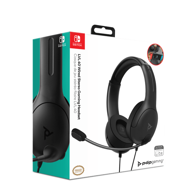 LVL 40 BLACK HEADSET 708056067762