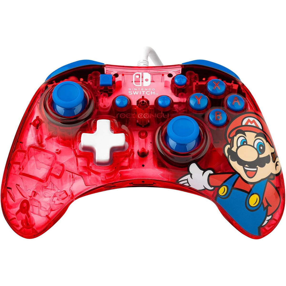 PDP Rock Candy Wired Controller - Mario - Nintendo Switch 0708056068295