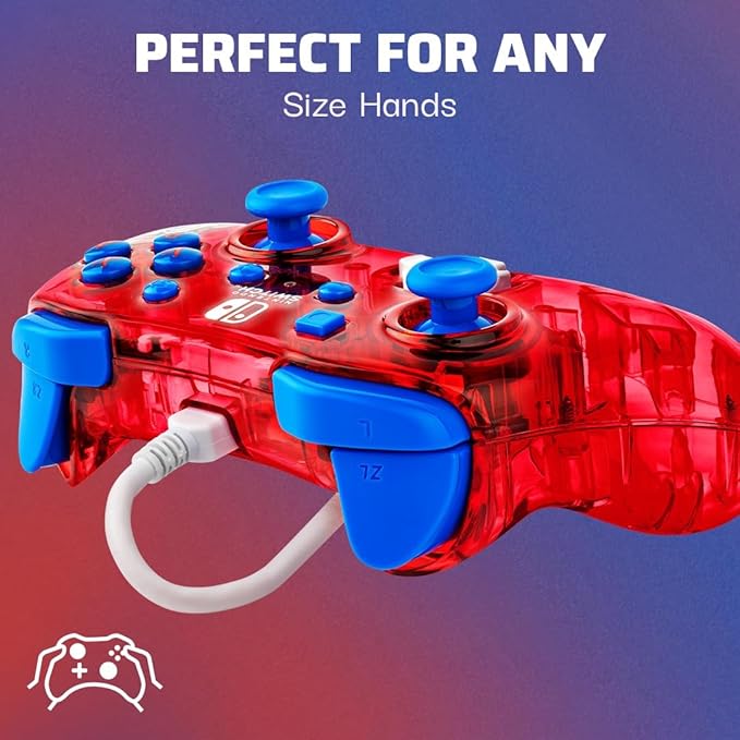 PDP Rock Candy Wired Controller - Mario - Nintendo Switch 0708056068295
