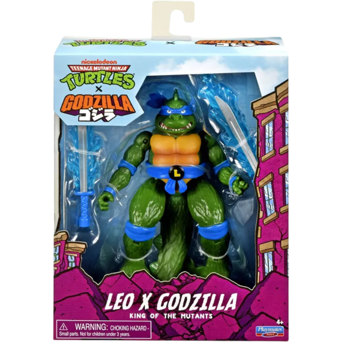 Teenage Mutant Ninja Turtles x Godzilla Leo x Godzilla Action Figure