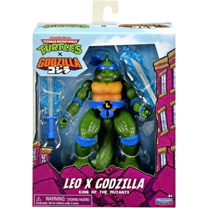 Teenage Mutant Ninja Turtles x Godzilla Leo x Godzilla Action Figure