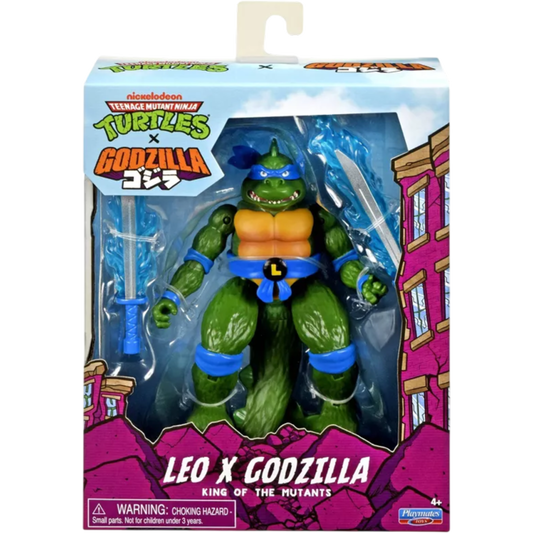 Teenage Mutant Ninja Turtles x Godzilla Leo x Godzilla Action Figure