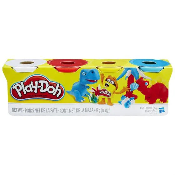 Play-Doh 4-Pack - Assortment of colours - 1 pack selected at random 5010994947033