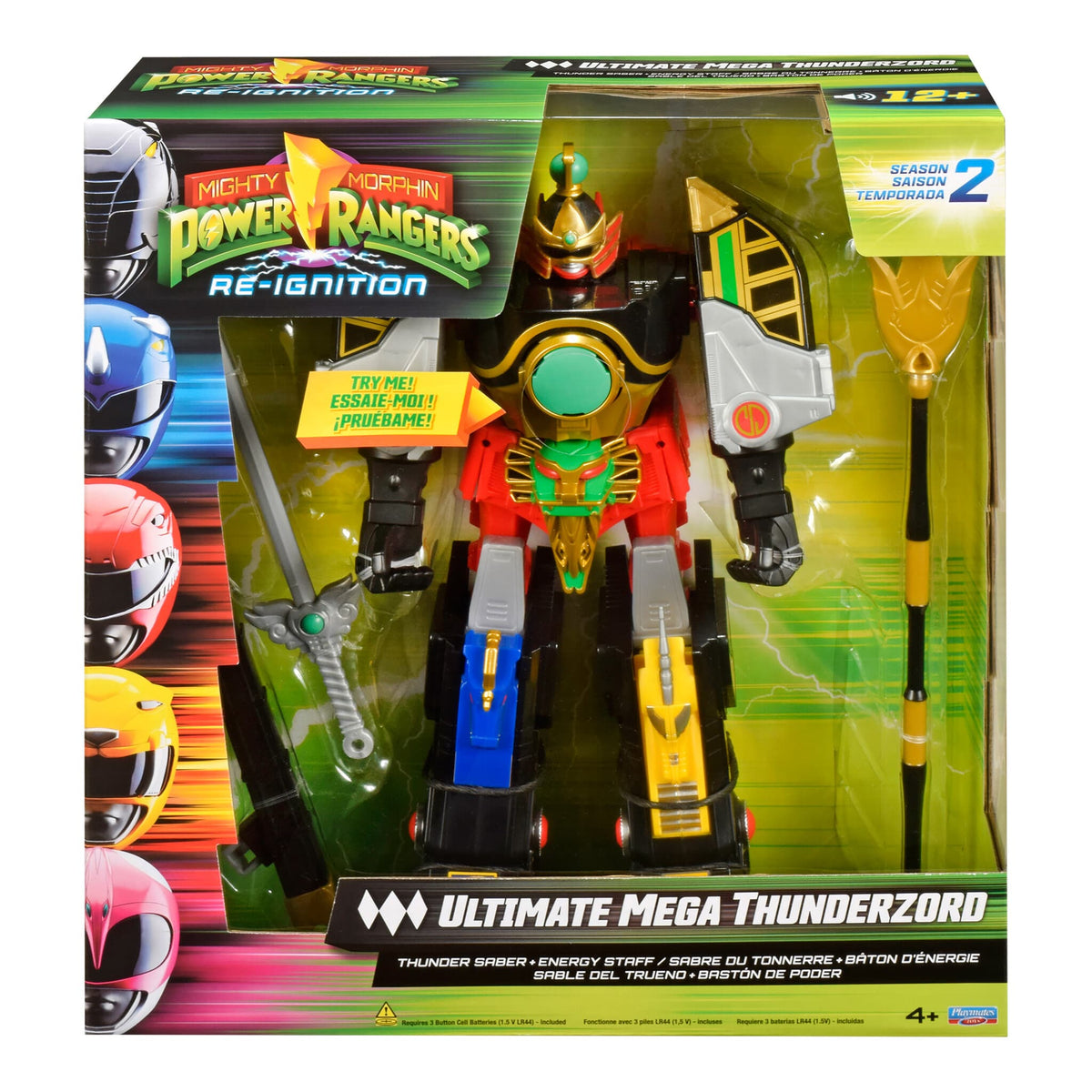 Power Rangers Mighty Morphin Re-Ignition Ultimate Mega Thunderzord 43377686958