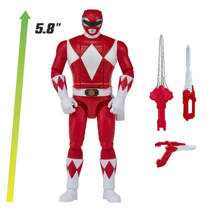 Mighty Morphin Power Rangers Auto-Morphin Red Ranger Figure 43377681649