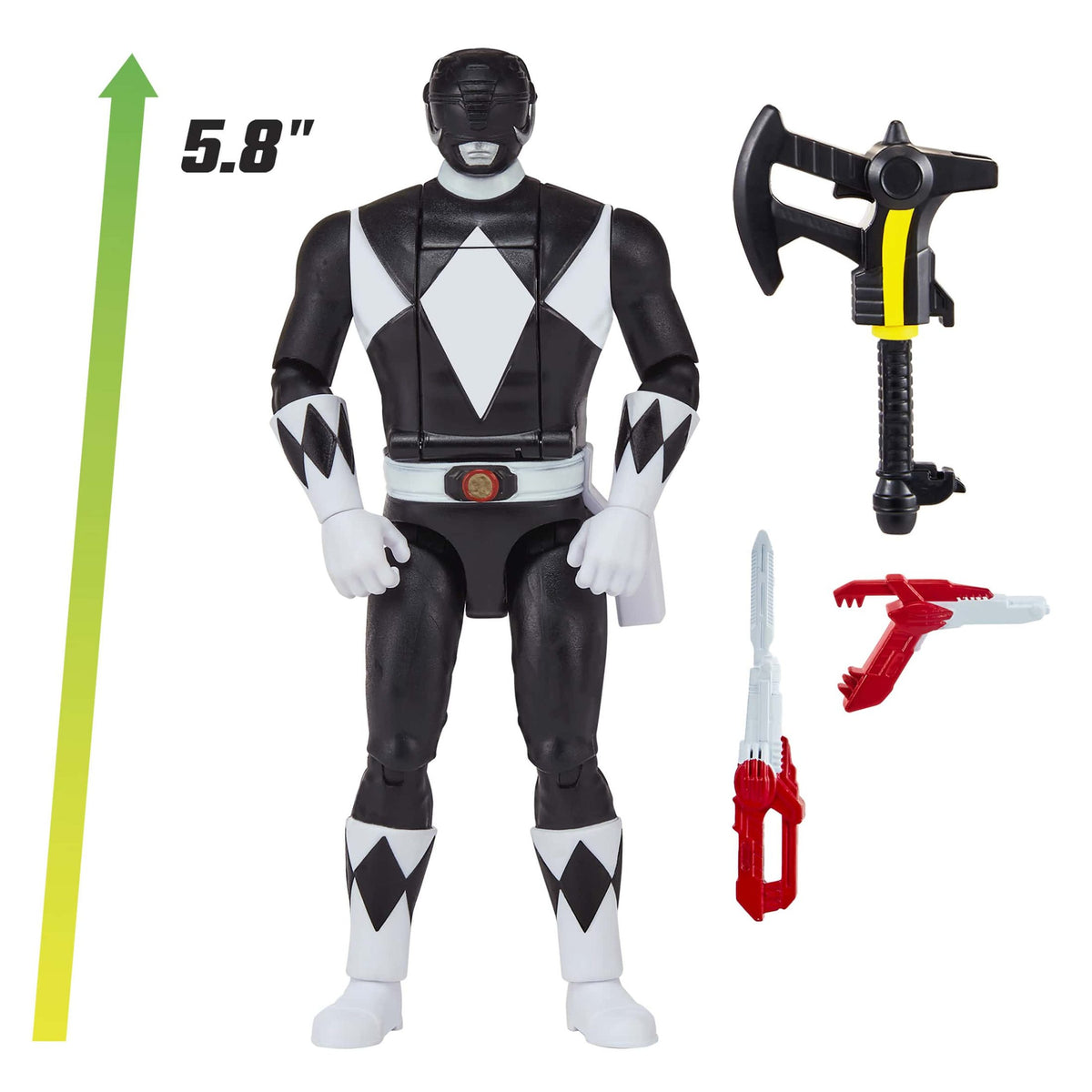 Mighty Morphin Power Rangers Re-Ignition Auto-Morphin Black Ranger Figure 43377681656
