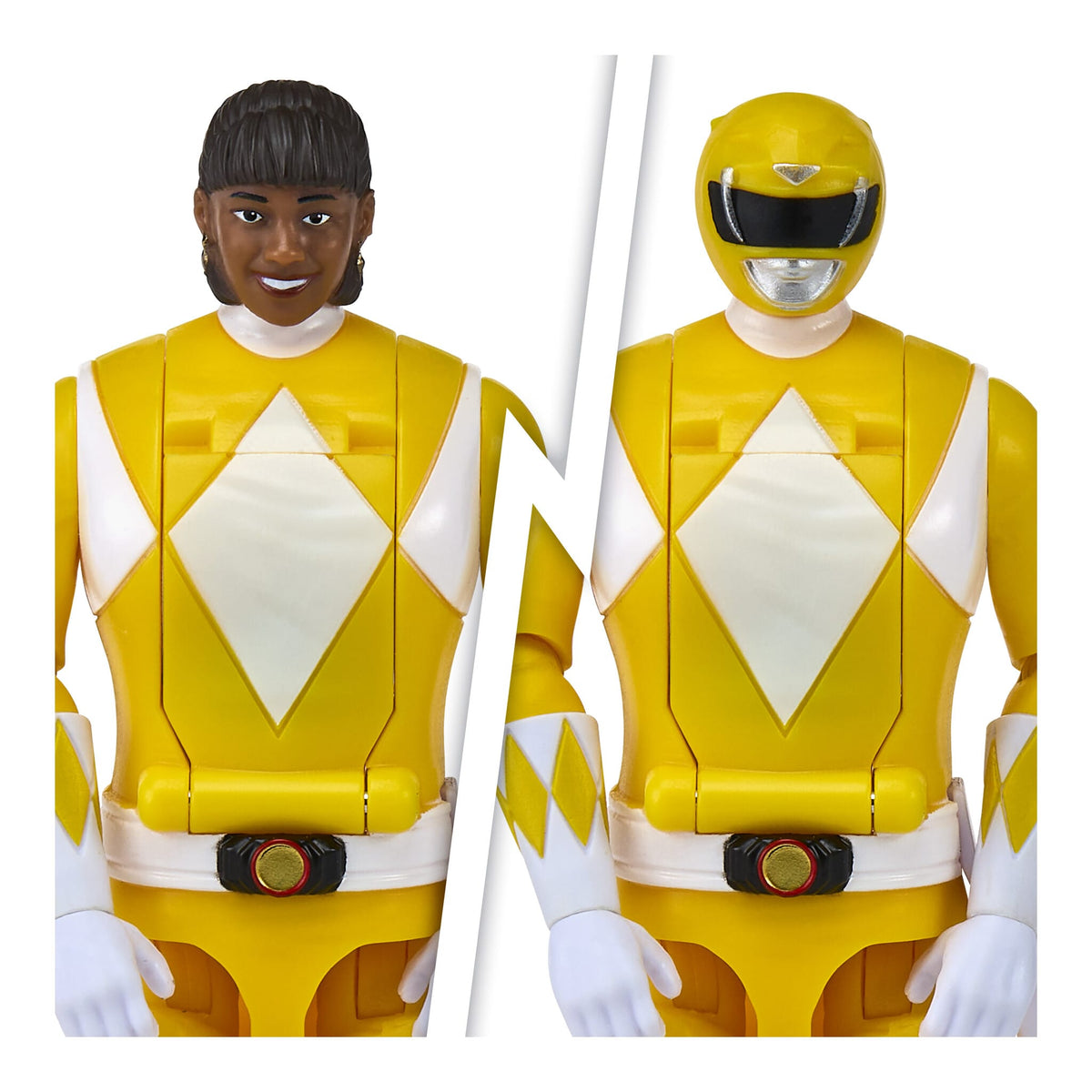 Power Rangers Mighty Morphin Auto-Morphin Yellow Ranger Action Figure 43377681663