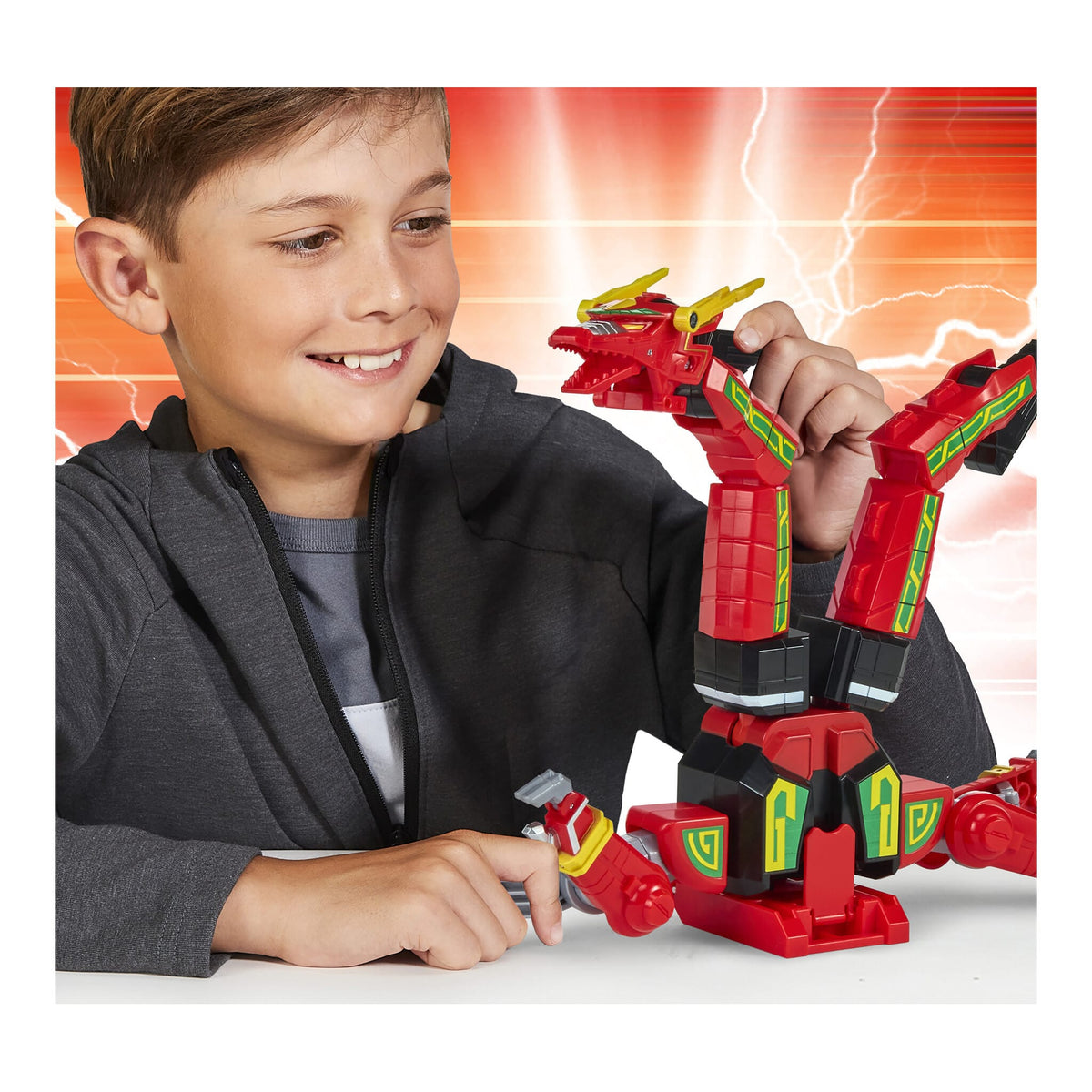 Power Rangers Mighty Morphin Re-Ignition Red Dragon Combinable Thunderzord 43377682073